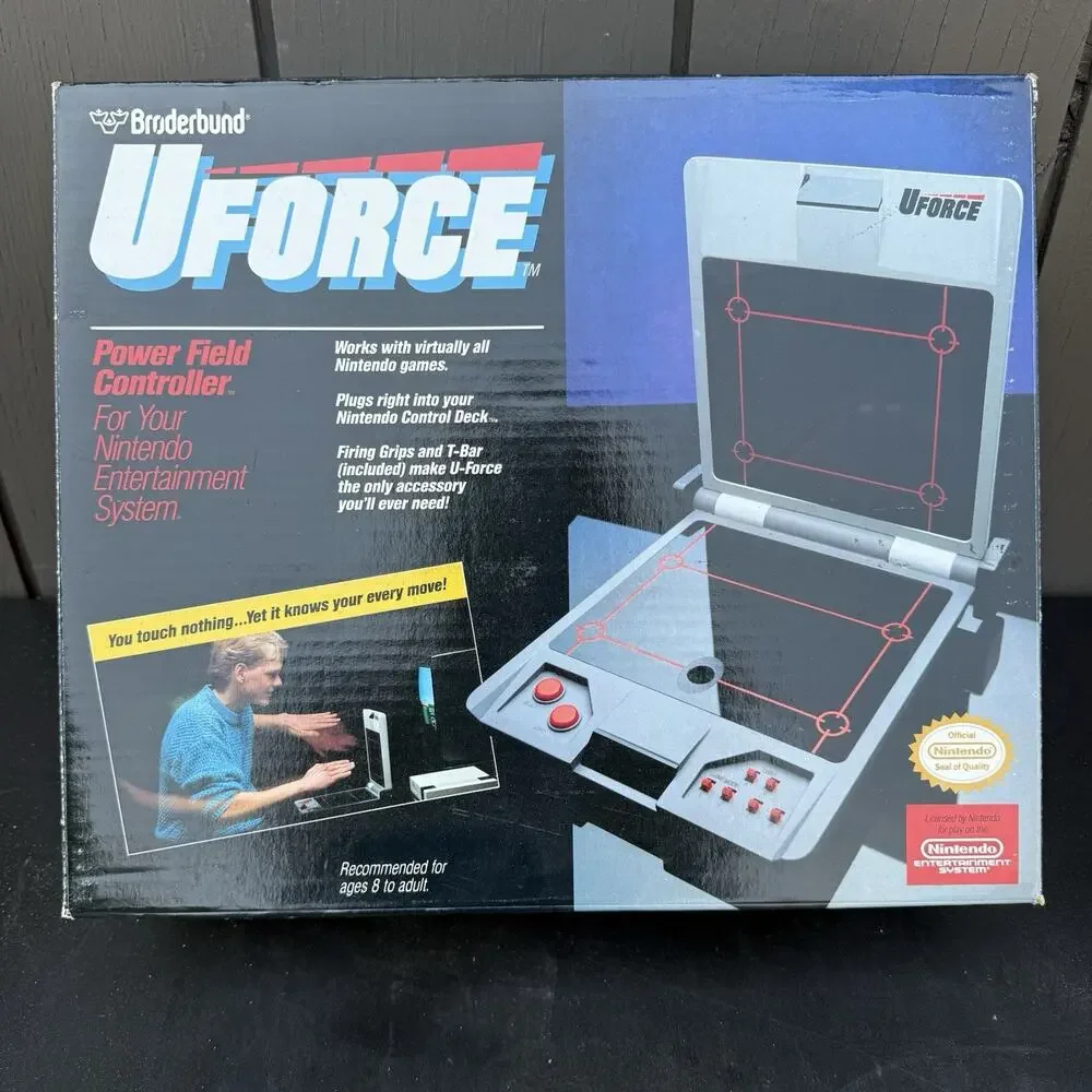 Nintendo U Force Broderbund NES Power Field Controller (1989) NEW